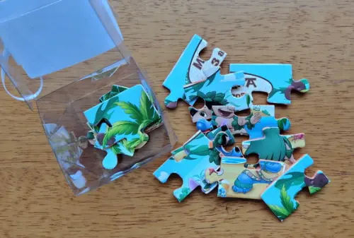Lembrancinha Personalizada Quebra Cabeça Lilo e Stitch