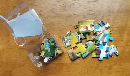 Lembrancinha Personalizada Quebra Cabeça Minecraft