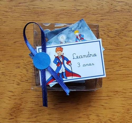 Lembrancinha Personalizada Quebra Cabeça Pequeno Príncipe
