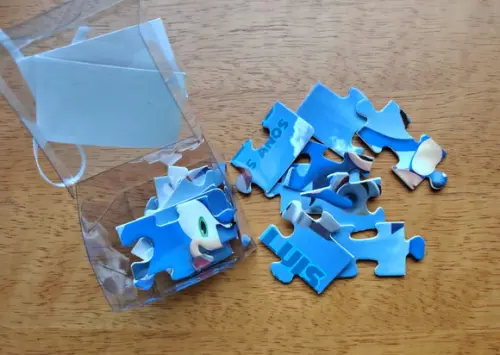 Lembrancinha Personalizada Quebra Cabeça Sonic