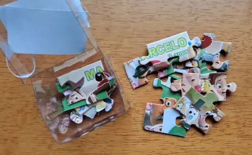 Lembrancinha Personalizada Quebra Cabeça Toy Story