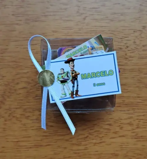 Lembrancinha Personalizada Quebra Cabeça Toy Story