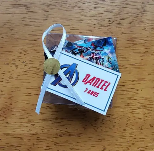 Lembrancinha Personalizada Quebra Cabeça Vingadores