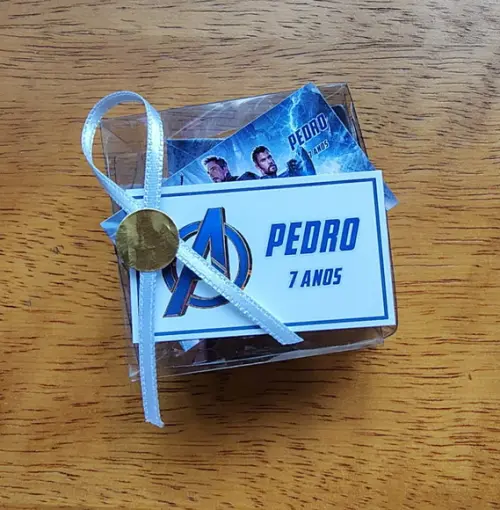 Lembrancinha Personalizada Quebra Cabeça Vingadores