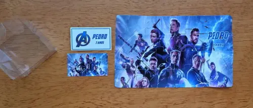 Lembrancinha Personalizada Quebra Cabeça Vingadores