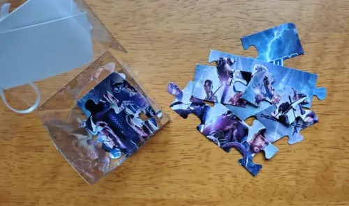Lembrancinha Personalizada Quebra Cabeça Vingadores