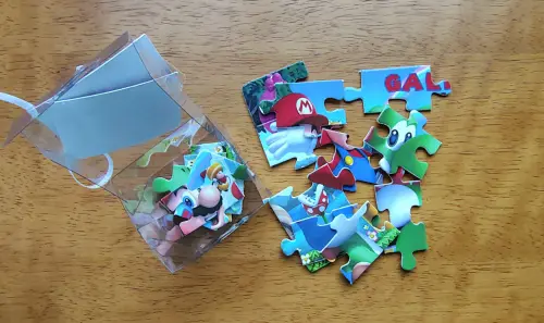 Lembrancinha Personalizada Quebra Cabeça Super Mario
