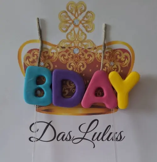 Candle Write Bday