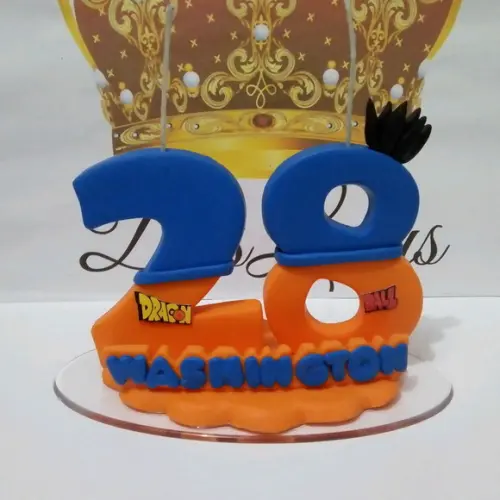 Vela dragon ball duplo
