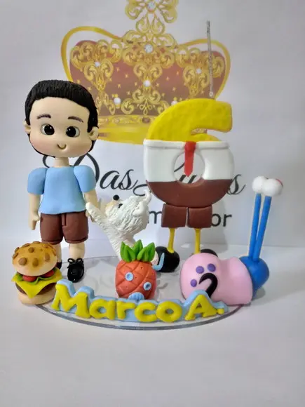 Vela Esponja em Biscuit