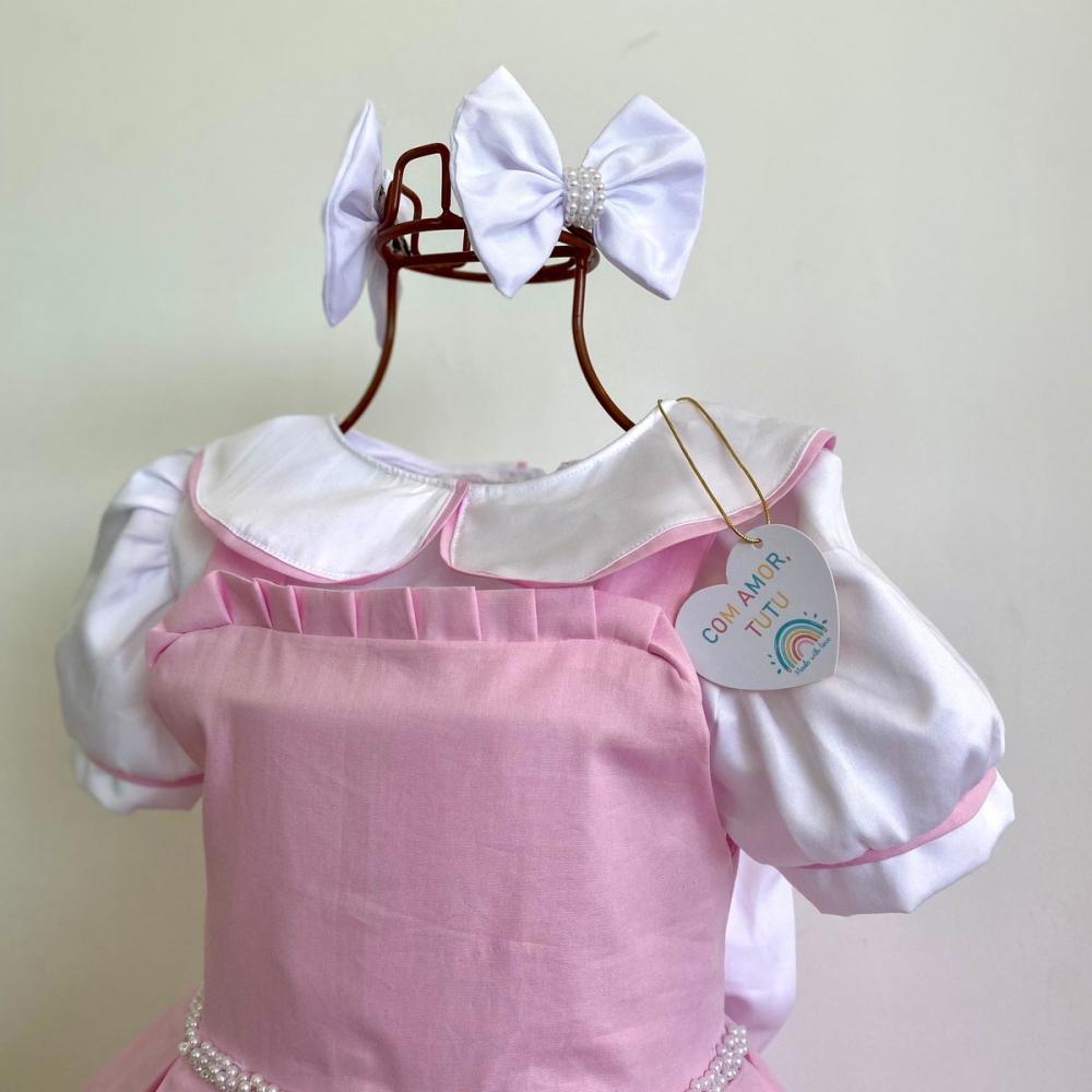 Vestido Infantil Confeitaria Luxo
