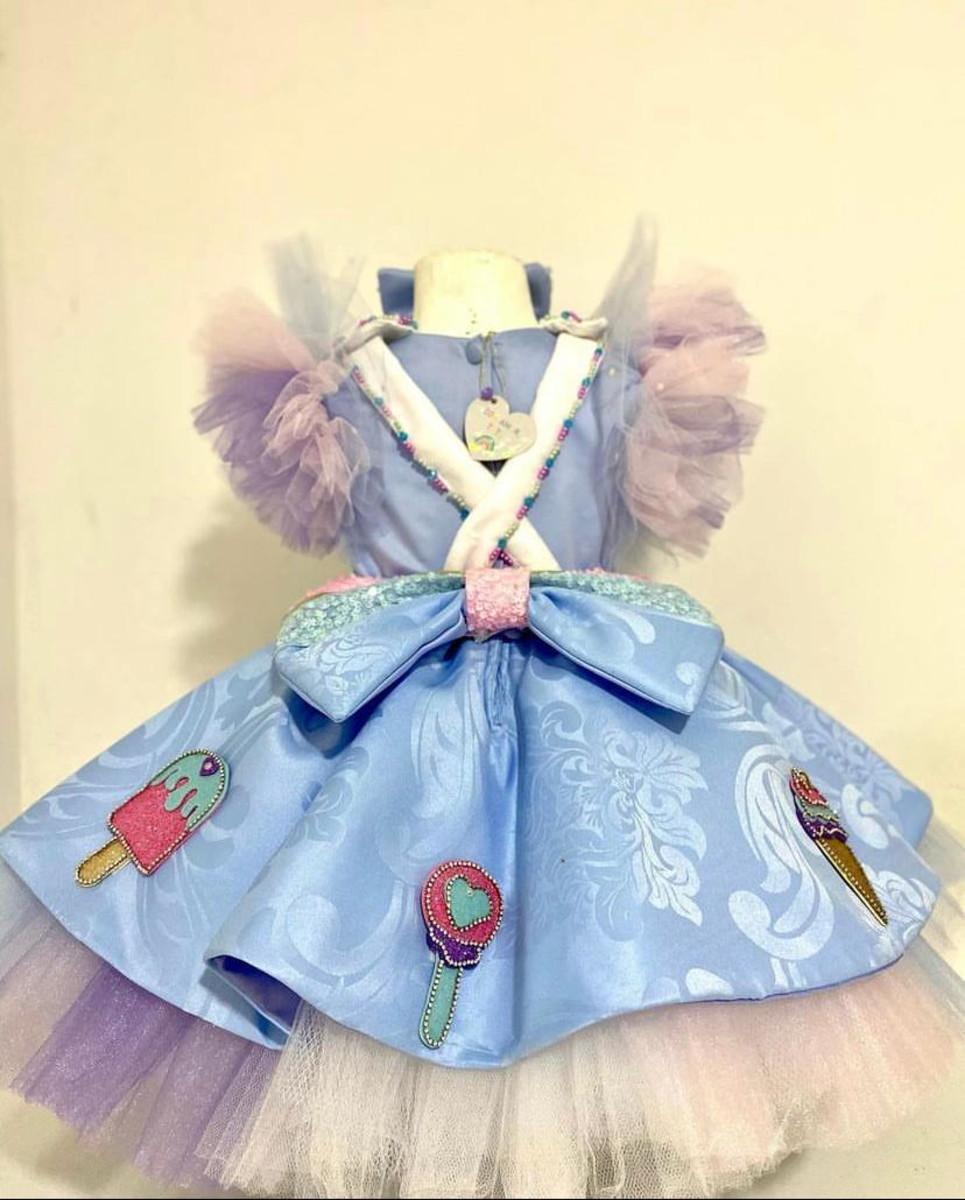 Vestido Infantil Confeitaria