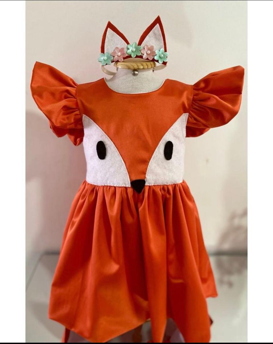 Vestido Infantil Rapousinha