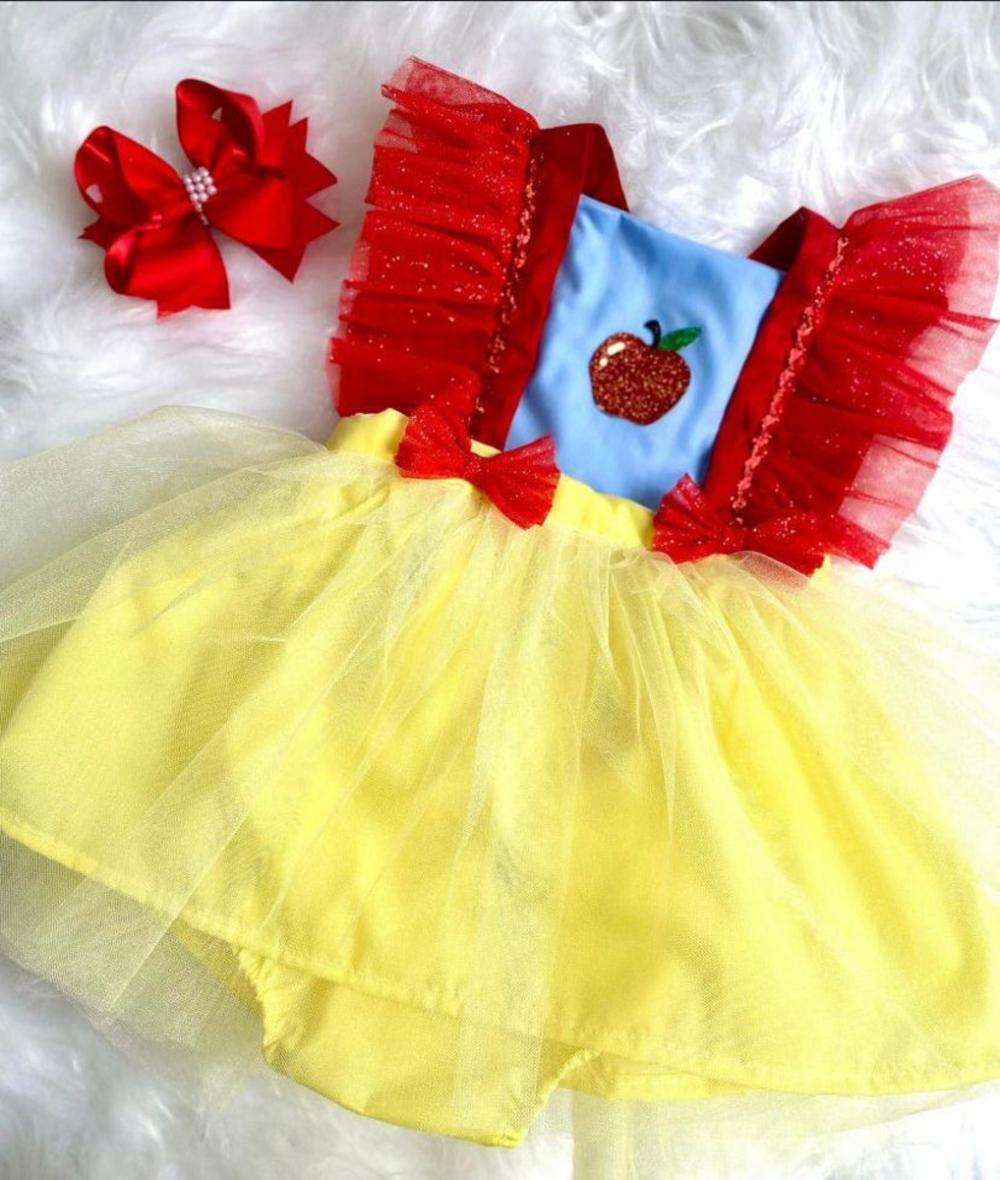 Romper Branca de Neve