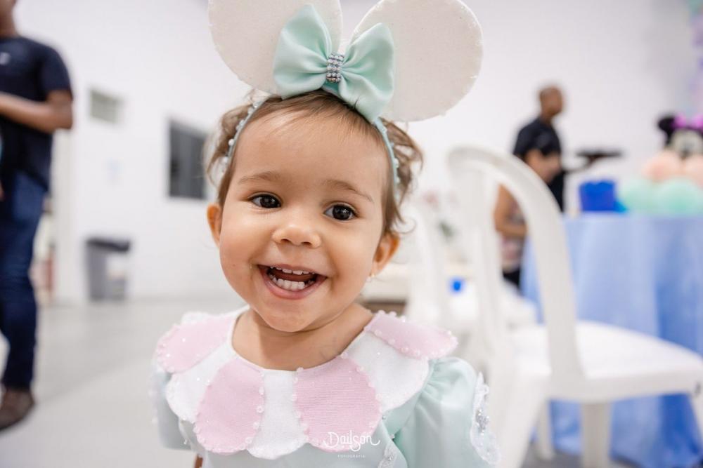 Vestido Infantil Minnie Confeiteira Luxo
