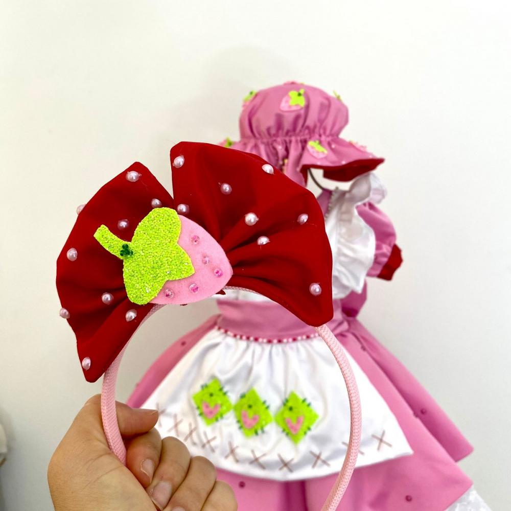 Vestido Moranguinho Luxo