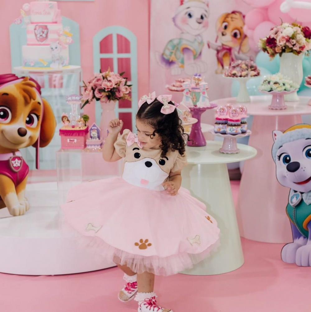 Vestido Pet Shop / Cachorrinhos Patrulha Canina