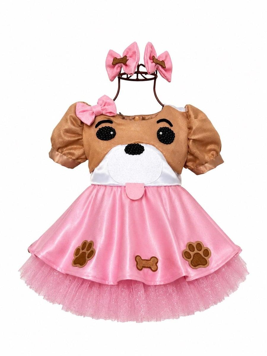 Vestido Pet Shop / Cachorrinhos Patrulha Canina