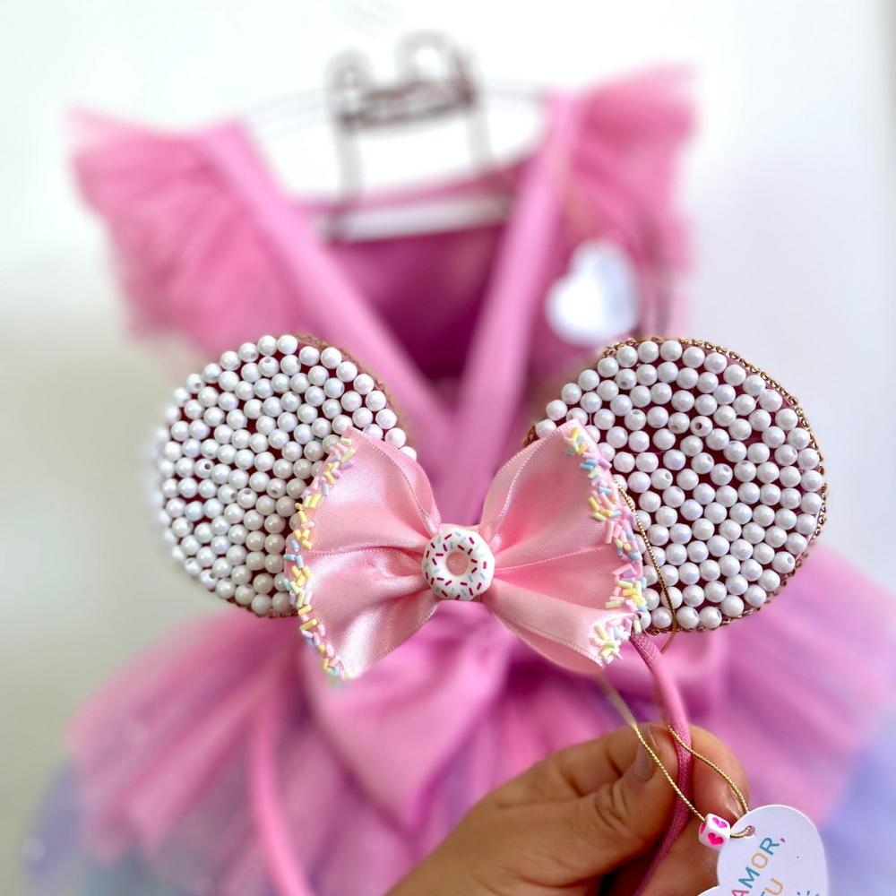 Vestido Infantil Confeitaria Minnie