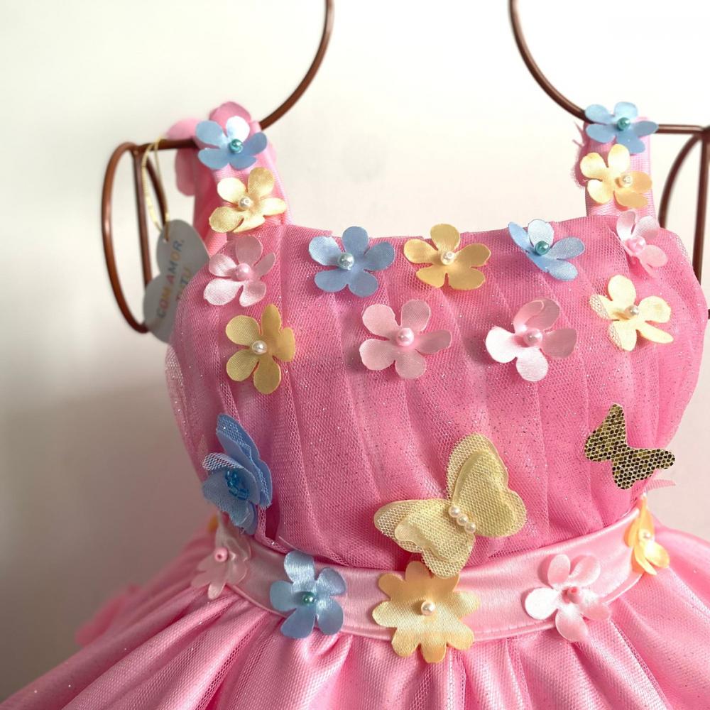 Vestido 2 em 1 Jardim das Borboletas