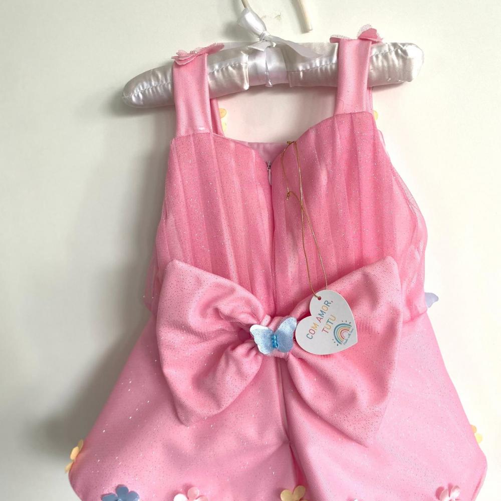 Vestido 2 em 1 Jardim das Borboletas