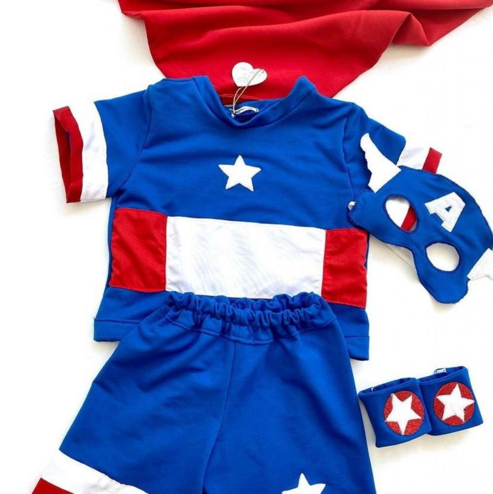 Fantasia Infantil Capitão América