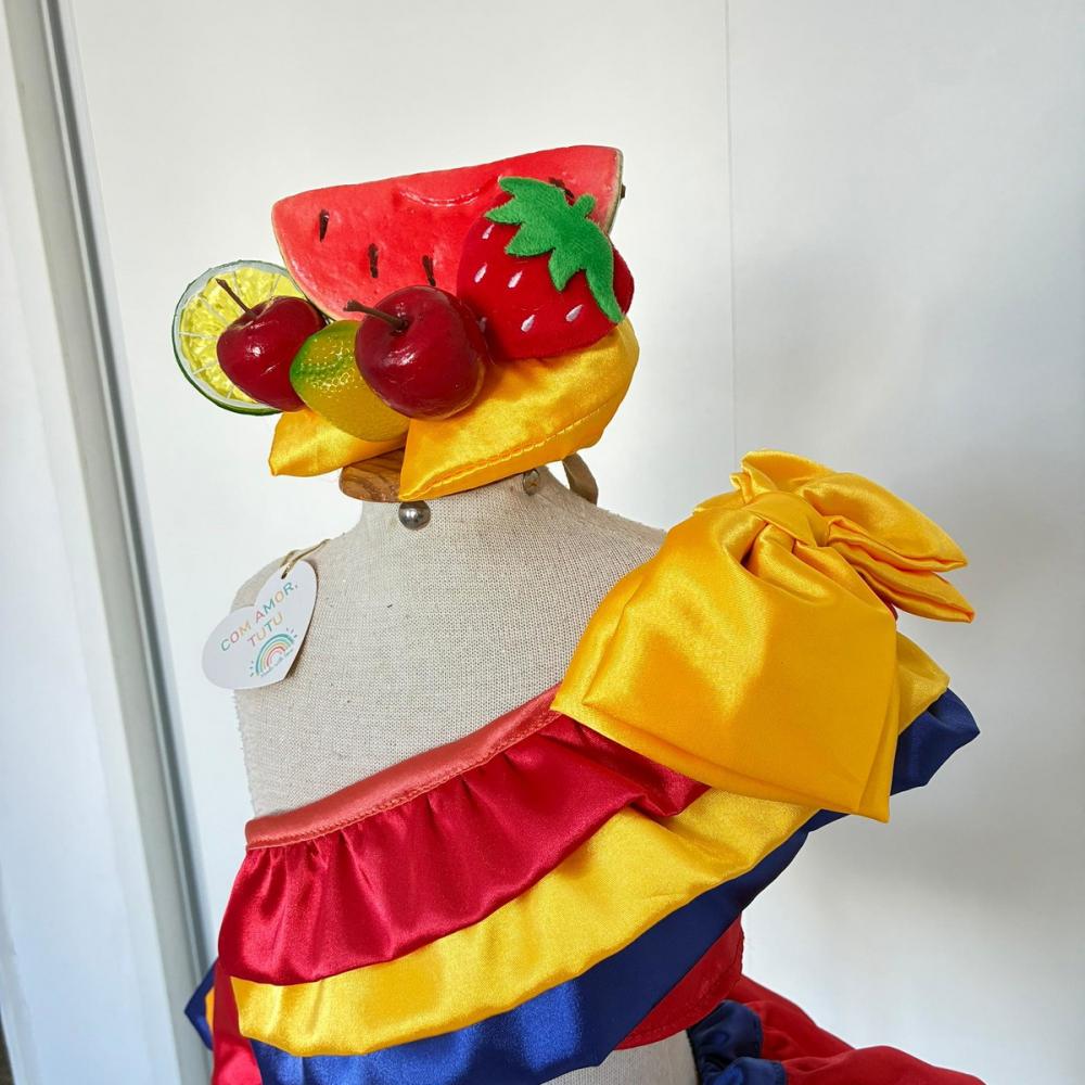 Fantasia Carnaval Carmem Miranda Infantil