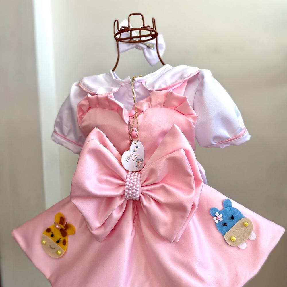 Vestido / Romper Infantil 2 em 1