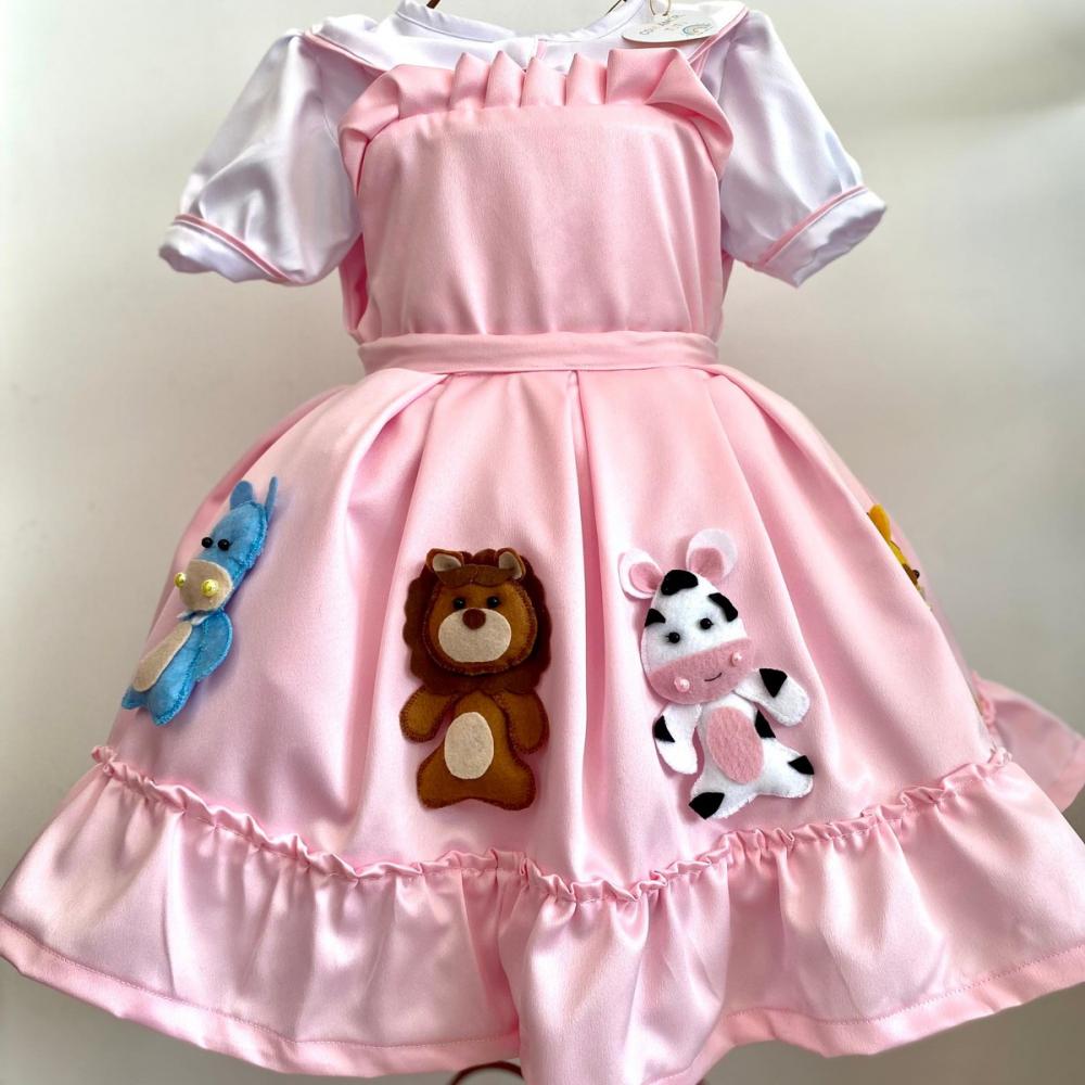 Vestido / Romper Infantil 2 em 1