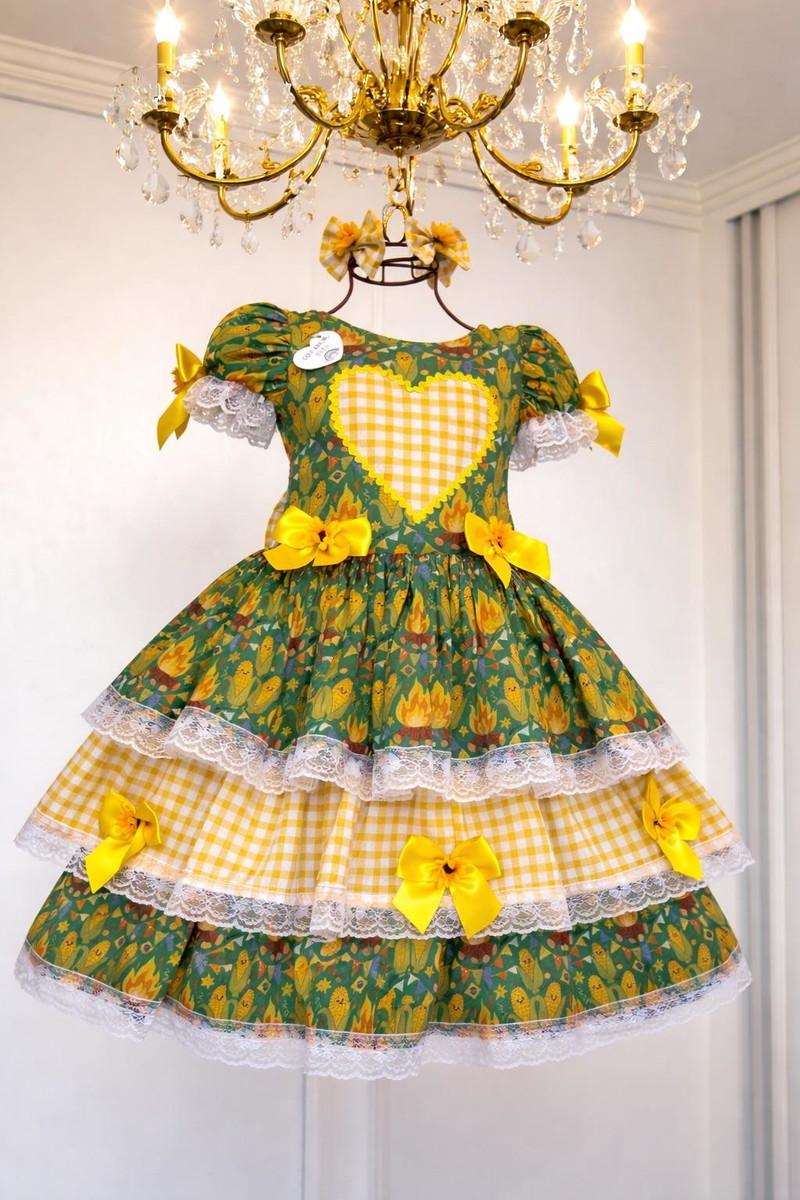 Vestido Junino Brasil/ Copa do Mundo