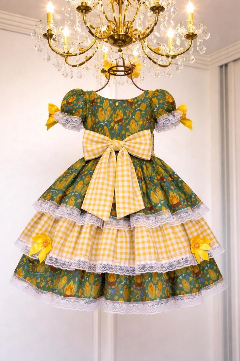 Vestido Junino Brasil/ Copa do Mundo