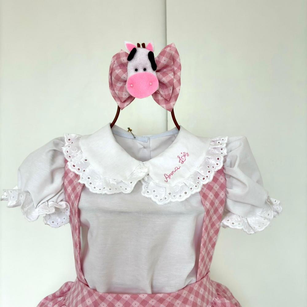 Vestido Salopete Fazendinha Luxo