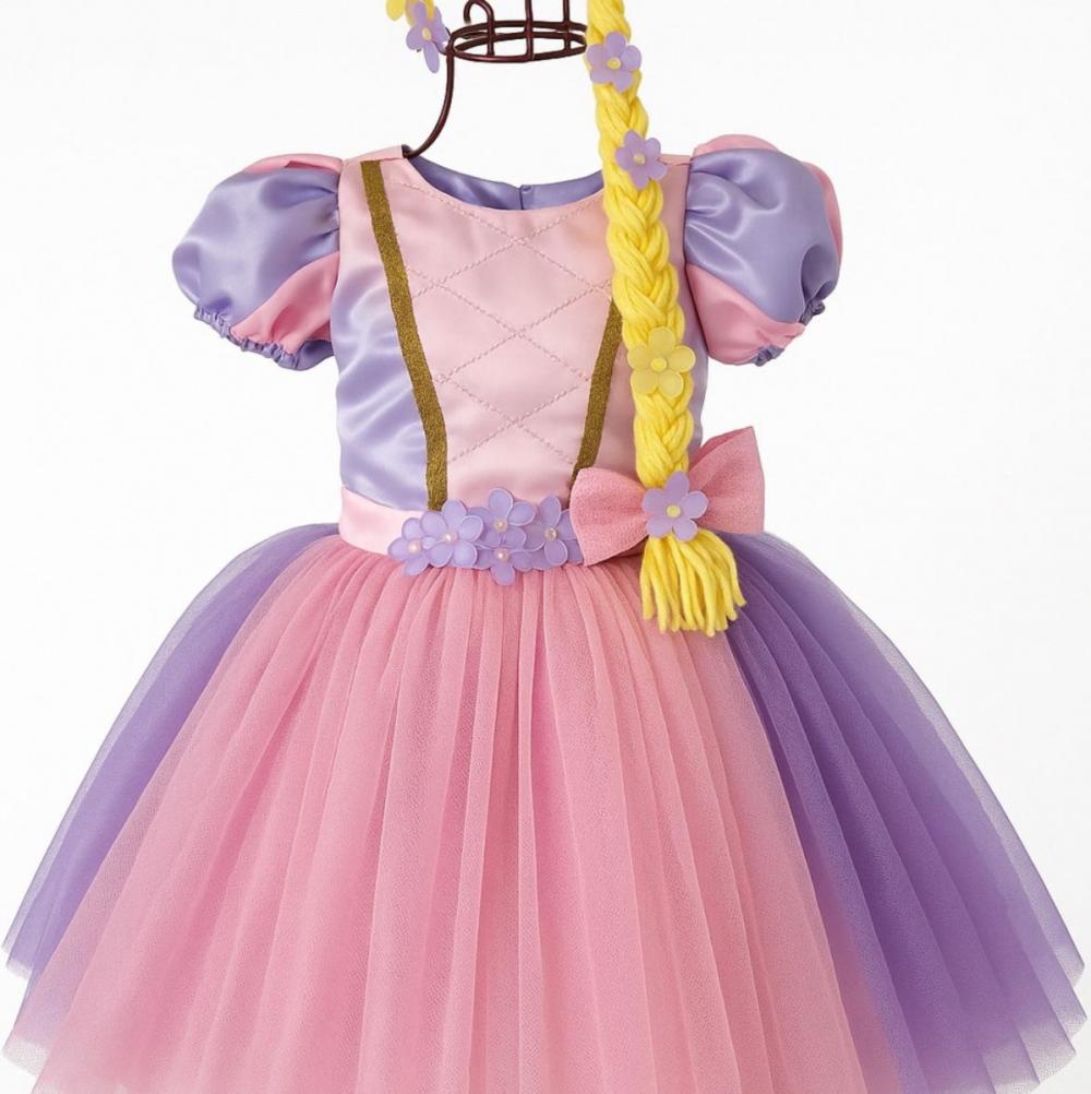 Vestido Fantasia Rapunzel