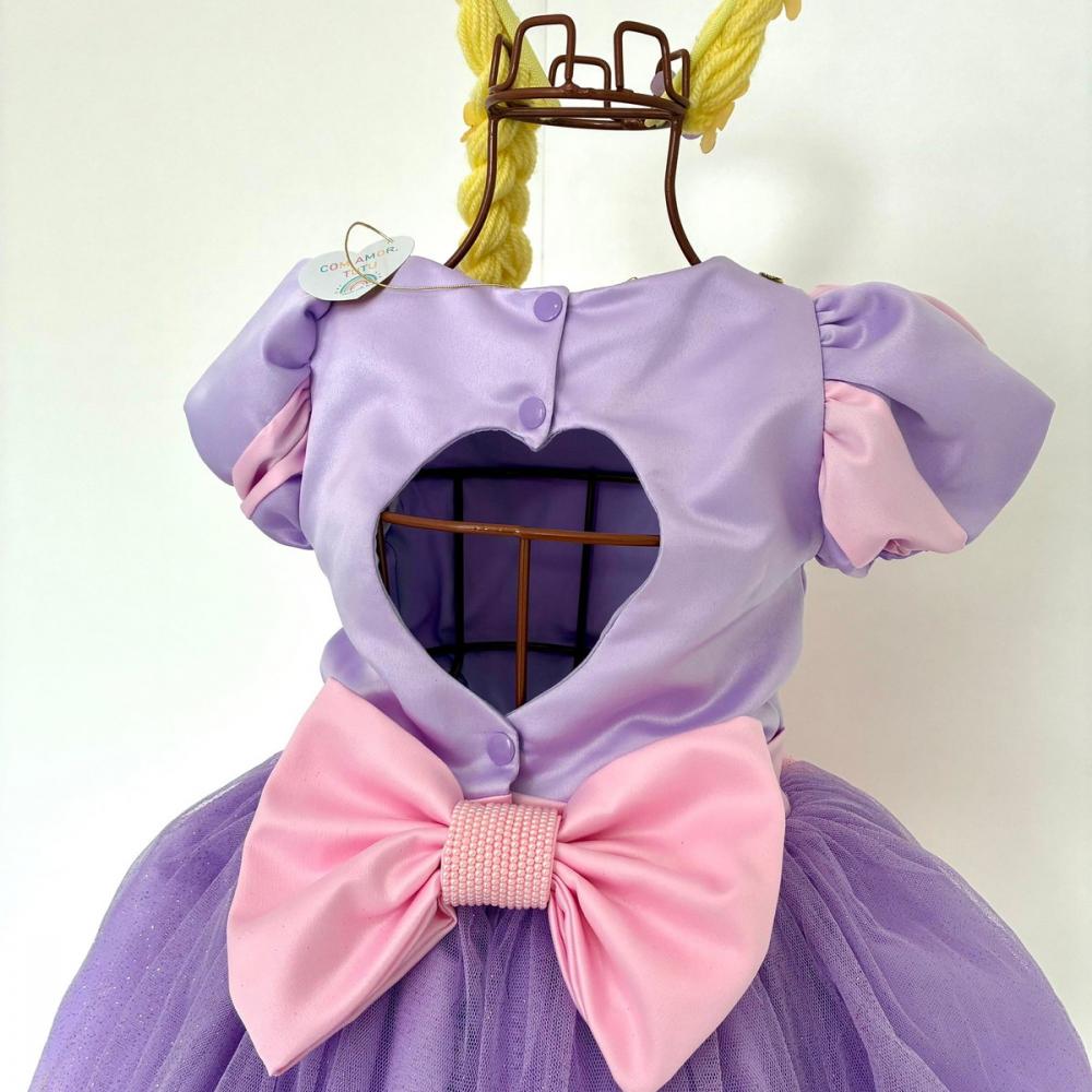 Vestido Fantasia Rapunzel
