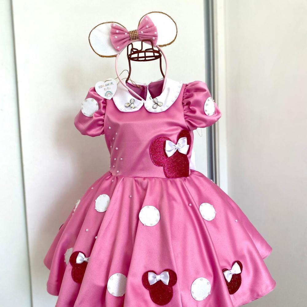 Fantasia Vestido Minie Luxo