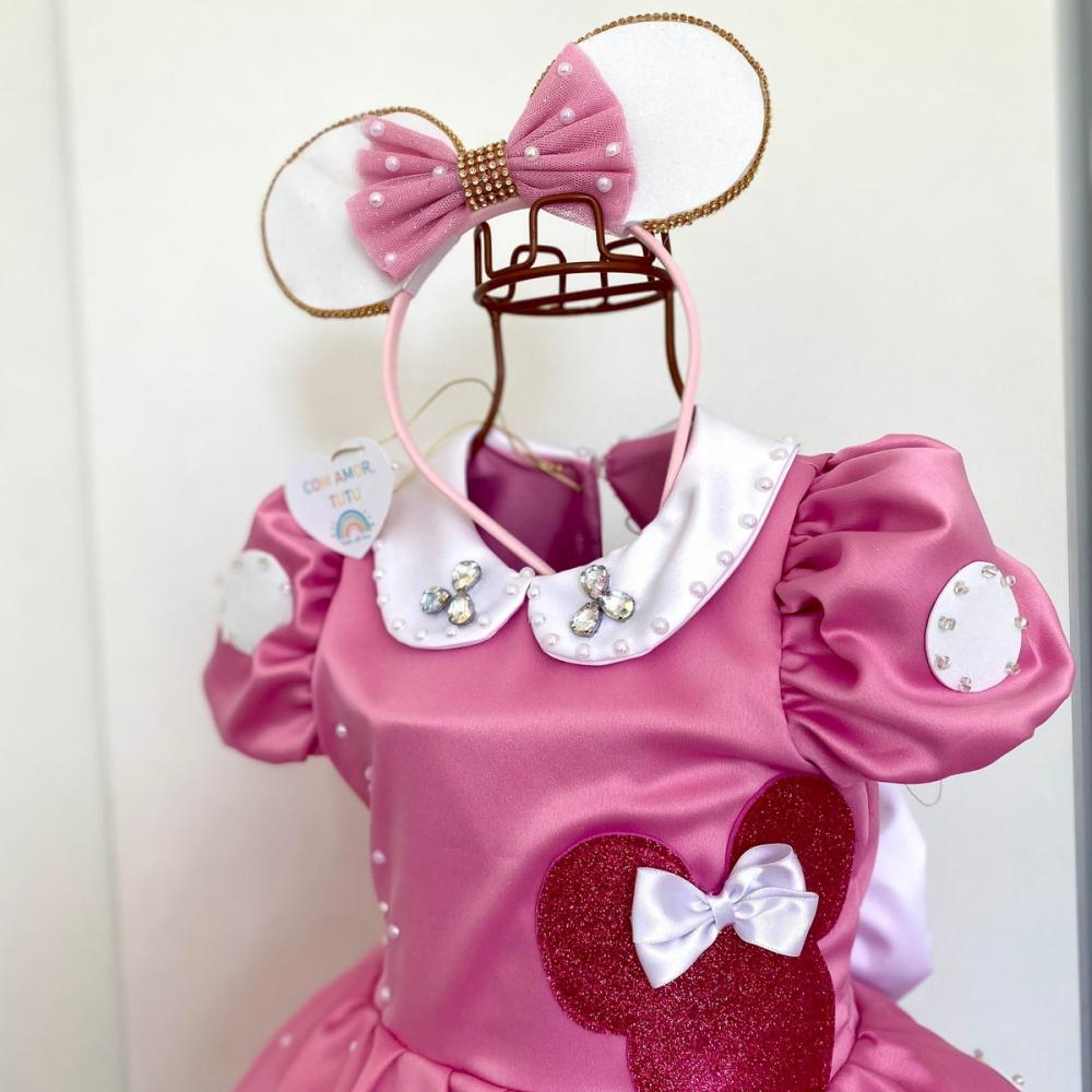 Fantasia Vestido Minie Luxo