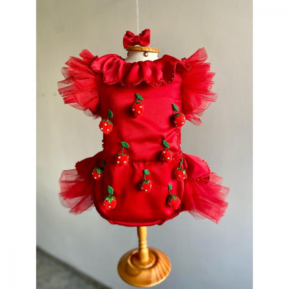 Romper Moranguinho (frutas) Luxo