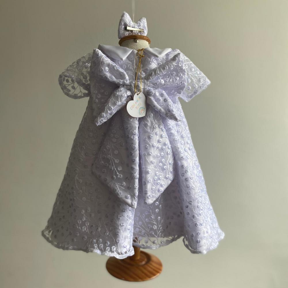 Vestido Infantil Batizado Luxo