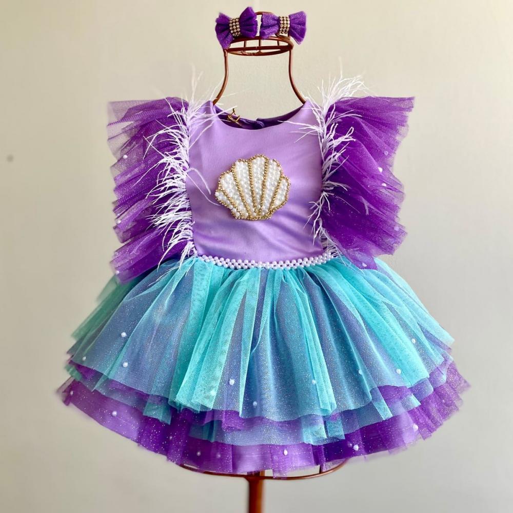 Vestido Sereia / Fundo do Mar Luxo