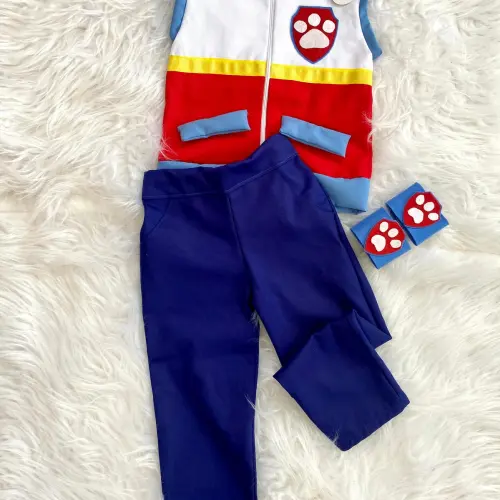 Conjunto Ryder Colete + Calça Patrulha Canina