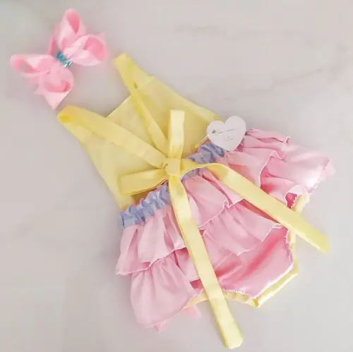 Kit Vestido Infantil + Romper Raio de Sol