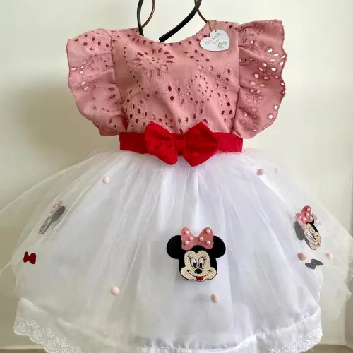 Vestido Infantil Minnie Mouse