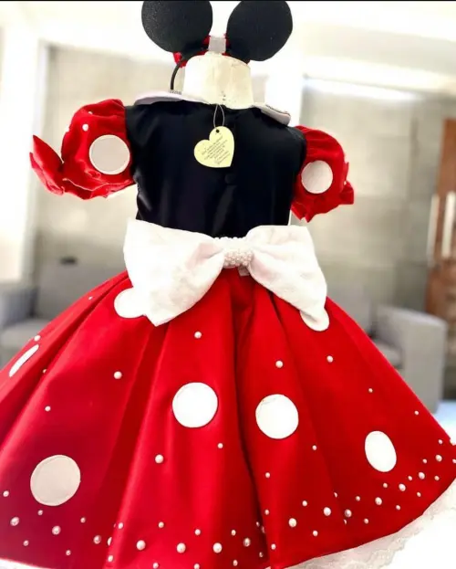 Vestido Infantil Minie Luxo