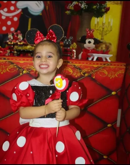 Vestido Infantil Minie Luxo