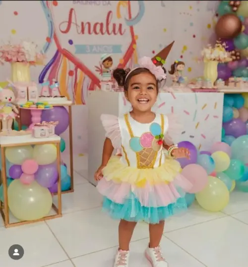 Fantasia Infantil Carnaval Doces