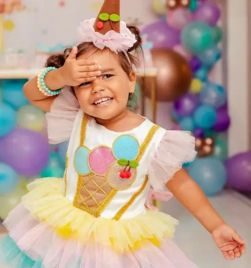 Fantasia Infantil Carnaval Doces