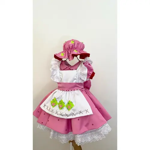 Vestido Moranguinho Luxo