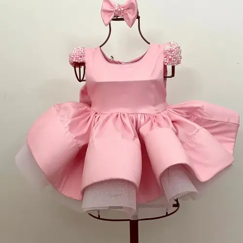 Vestido Rosa Luxo / Bailarina Infantil