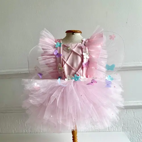 Kit Vestido /romper Jardim Encantado Luxo