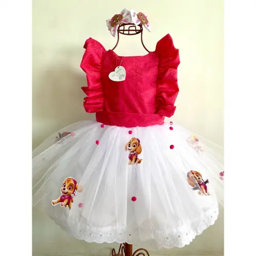 Vestido Skye Patrulha Canina